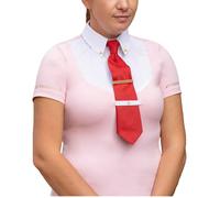 Supreme Products Women's Champion Show Rider Button Short-Sleeved Competition Shirt in Pink | Size: Large Supreme Products Pink L