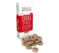 Supreme Selective Naturals Berry Loops - Supreme Animal Feeds - Size: 80g - Treats for Small Pets