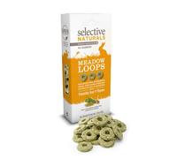 Supreme Selective Naturals Meadow Loops - Supreme Animal Feeds - Size: 80g - Treats for Small Pets