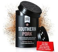 Supreme Southern Pork Rub 100% Natural Handmade BBQ Seasoning Deep South Pulled Pork Rub Steak Seasoning for Meat Steak Beef and Brisket Premium Spices with No Msg and Low Salt 6oz