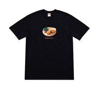 Supreme SS18 Chicken Dinner Tee Black Printing Short Sleeve Unisex Black SUP-SS18-0031 S