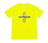 Supreme SS18 Diamonds Tee Bright Yellow Diamond Printing Short Sleeve Unisex SUP-SS18-0119 L