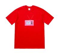 Supreme SS18 TV Tee Red Printing Short Sleeve Unisex SUP-SS18-0095 L
