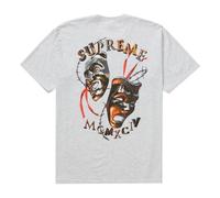 Supreme SS20 Week 1 Laugh Now Tee Thorns Smiling Face Printing Short Sleeve Unisex Gray SUP-SS20-290 L