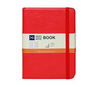 Supreme Stationery A6 Index Notebook Hardback Faux Leather Cover A-Z Tabs 8mm Ruled 208 Pages 100 GSM Acid-Free Paper - 4.1 X 5.8 Inch Notebook (Red Cover)