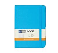 Supreme Stationery A6 Index Notebook Hardback Faux Leather Cover A-Z Tabs 8mm Ruled 208 Pages 100 GSM Acid-Free Paper - 4.1 X 5.8 Inch Notebook (Blue Cover)