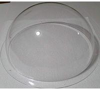 Supreme Tech Acrylic Dome/Plastic Hemisphere - Clear - 12" Diameter, 3/4" Flange with Pre-Drilled Holes