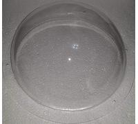 Supreme Tech Acrylic Dome / Plastic Hemisphere - Clear - 8" Diameter, 3/4" Flange with Pre-Drilled Holes