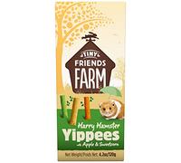 Supreme Tiny Friends Farm Harry Hamster Yippees with Apple and Sweetcorn 120g (pack of 8)