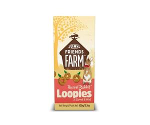 Supreme Tiny Friends Farm Russel Rabbit Loopies for Small Animals - 100g