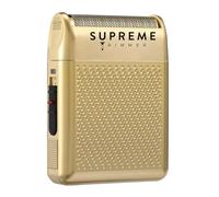 Supreme Trimmer Solo Mens Single Foil Shaver STF101 (150 Min Runtime) Cordless Powerful USB-C Mini Size Travel Razor for Barbers, & Home use | Gold