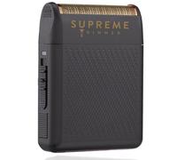 Supreme Trimmer Solo Mens Single Foil Shaver STF101 (150 Min Runtime) Cordless Powerful USB-C Mini Size Travel Razor for Barbers, & Home use | Black