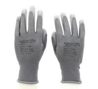 Supreme TTF 24 Pairs Palm Coated Safety Work Gloves - Firm Grip Gardening Non-Slip PU Coated Builders Gloves Lightweight Breathable Protective EN388 Mechanic Working Gloves (Large-9)