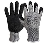 Supreme TTF PU Coated Anti Cut Resistant Work Safety Gloves Builders Protection Level 5 (Large)