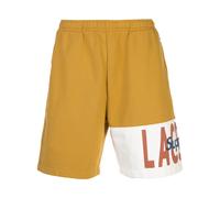 Supreme x Lacoste logo-panel track shorts - Gold L