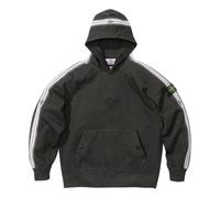 Supreme x Stone Island Stripe Hooded Sweatshirt 'Black White' SUP-SS22-718 M
