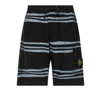 Supreme x Stone Island warp stripe shorts - Black M