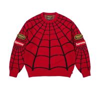 Supreme x Vanson Leathers SS26 Spider-Man Sweater 'Red' SUP-SS26-302-RED L