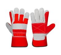 SupremeTTF Pack of 05 pairs Canadian Rigger Gloves Double Pal Heacy Duty General Purpose Gloves (Size-XL+) (5)