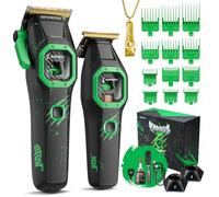 SUPRENT Fangs Professional Barber Clippers - High-Performance 13,000 RPM Vector Motor Hair Clipper Barber Trimmer Set, Professional Haircutting Kit with AI Speed Control, Patented U-Teeth Blade