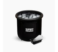 Suprfit Ice Tub Ice Bath Barrel - Effective Muscle Regeneration through Cold Water Training, Optimal Insulation for Long-Lasting Cold in the Water (with Ice Block Set (6 Pieces)