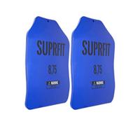 SUPRFIT Sigurd Basic 3D Weight Plates 2 x 4 kg (2 x 8.75 lbs) Powder-Coated Blue - Ergonomic Shape & Optimal Weight Distribution - Interchangeable Body Plates for Sigurd 3D Weighted Vest
