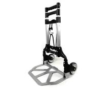 Suprills Aluminium Folding Hand Trolley on Wheels, Heavy Duty Industrial Sack Barrow, Shopping Trolley, Foldable Sack Truck Barrow Cart, 75kg Load Capacity