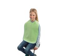 Suprima Kids Terry Cloth Bib With Loop Closure Green