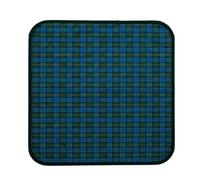 Suprima Seat Cushion Checkered Blue Green