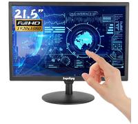 Suprlipy 21.5 Inch Touch Screen Monitor FHD1920x1080 Support HDMI VGA AV USB BNC, 10 Points Capacitive Touch TFT LED 16:9 Monitor for Laptop PC Xbox PS5/PS4 Switch POS Systems Built-in LounSpeakers