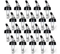 SuproBarware Automatic Measured Bottle Pourer - Quick Shot Spirit Measure Pourer Drinks Wine Cocktail Dispenser Home Bar Tools - 20 pack 1.5oz, (PR16)