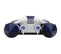 SUPROD Launching Wheels Boat Transom Wheels Dinghy Foldable One-hand Operation Stainless Steel A4 HD200, grey/blue