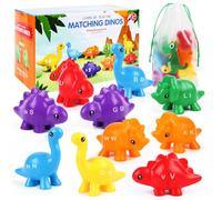 SUPRROW ABC Dinosaur Alphabet Toys,Educational Learning Toys for 2 3 4 5 Year Old Boys Girls Gifts,Matching Letters Fine Motor Toy,Preschool Montessori Toys