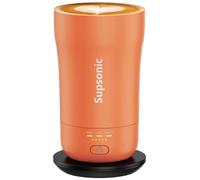 Supsonic - 14oz Heated Coffee Mug, Self-Heating Travel Mug with 3-Temp Settings, Insulated Stainless Steel Constant Temperature Heating Mug for Beverage, Smart Heating Portable Coffee Mug