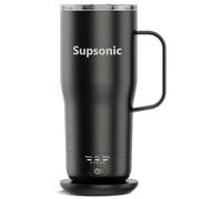 Supsonic - Smart Heated Coffee Mug, 20oz Rechargeable Self Heating Mug, Electric Temperature Control Coffee Cup for Beverage, Coffee at Home & Outdoor, Heated Coffee Mug Gifts for Men Women | S3