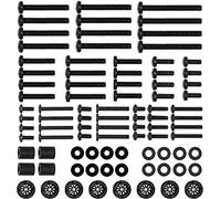 Suptek TV Bracket Screws Set, M4 M5 M6 M8 Television Screws and Spacers for Most Television Up To 80", TV Bolts Fixing Kits, Universal VESA Screws