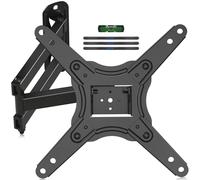 Suptek TV Wall Bracket for 13-43 inch TVs, Rotate Swivel Tilt TV Wall Mount with Extended Articulating Arms for Monitors and TVs up to 20kg, Full Motion Monitor Wall Mount Max VESA 200x200mm MA1345