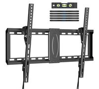 Suptek TV Wall Bracket for 37-82 Inch TVs up to 60kg | Secure Tilt Mount with Magnetic Spirit Level & Quick Release | Max VESA 600x400mm | Space Saving for Living Room, Bedroom, Pub (MT5082)