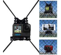 Suptig Net Fence & Tree Pole Mounts - Compatible with GoPro (Hero 13-3), DJI Osmo, AKASO, Phones & Digital Cameras