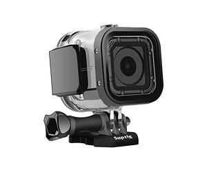 Suptig Replacement Waterproof Case Protective Housing for GoPro Hero 4session, 5session, Hero session Outside Action Camera For Underwater Use - Water Resistant up to 196ft (60m)
