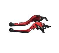 SUPURGTMCM Brake Handle Lever Motorcycle Accessorie CNC Parking Brake Levers W/Auto-Lock Foldable for XMAX125 for XMAX250 for XMAX300 2015-2020 Motorcycle Clutch(Red)