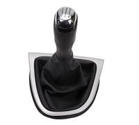 SUPURGTMCM Gear Shift Knob Car Replacement 5 Speed Manual Gear Shift Knob Stick Lever Handle for Clio 4 IV for MK4 2012-2019 Car Gear Knob(5R Chrome Silver)