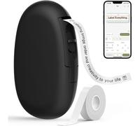 SUPVAN E10 Mini Bluetooth Label Maker Machine with Tape, Continuous Waterproof Label, Versatile App with 40+ Fonts and