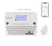 SUPVAN E12 Label Maker Machine, Supports Keyboard & App, Backlit Screen, Narrow Margin, Type-C Charging, Inkless Label Printer for Office, Home, Kitchen, School Organization, White