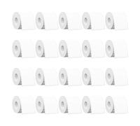 SUPVAN T50M Series Label Maker Tape, 20 Rolls 100 50mm × 80mm Labels/Roll Genuine Laminated Thermal Label Tape Refill, Waterproof Oilproof Highly Adhesive Auto Detect Labels, Black on White