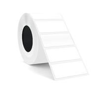 SUPVAN T50M Series Label Maker Tape, 50mm × 20mm 360 Labels/Roll Genuine Laminated Thermal Label Tape Refill, Waterproof Oilproof Highly Adhesive Auto Detect Labels, Black on White