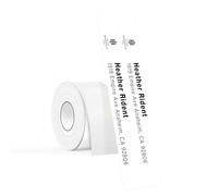 SUPVAN T50M Series Personalized Address Labels, 20 mm x 170 mm 90 Blank Labels/Roll, Waterproof Oilproof Highly Adhesive Auto Detect Labels for Mailing, Wedding Invitation, and More