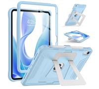 Supveco Case for iPad (A16) 11th Generation 11-Inch 2025,iPad 10th Generation 10.9-Inch 2022,Rugged Heavy Duty Full-Body Protective Case with Built-in Screen Protector,Dual Kickstand,Ice Blue