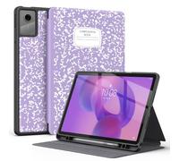 Supveco Case for Lenovo Idea Tab 11 Inch 2025 / Tab K11 Gen 2,Book Lilac | Multi-Angle Smart Foilo Stand Case, Soft TPU Back Cover with Built-in Pencil Holder,Auto Wake/Sleep,(TB-336ZU/TB-336FU)