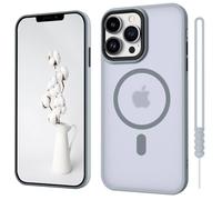 SupVict iPhone 11 Pro Max Case Magnetic, Phone Case iPhone 11 Pro Max Compatible with MagSafe Slim Translucent Matte Back, Shockproof Anti-Yellow Protective Cover Case iPhone 11 Pro Max Hell Gray
